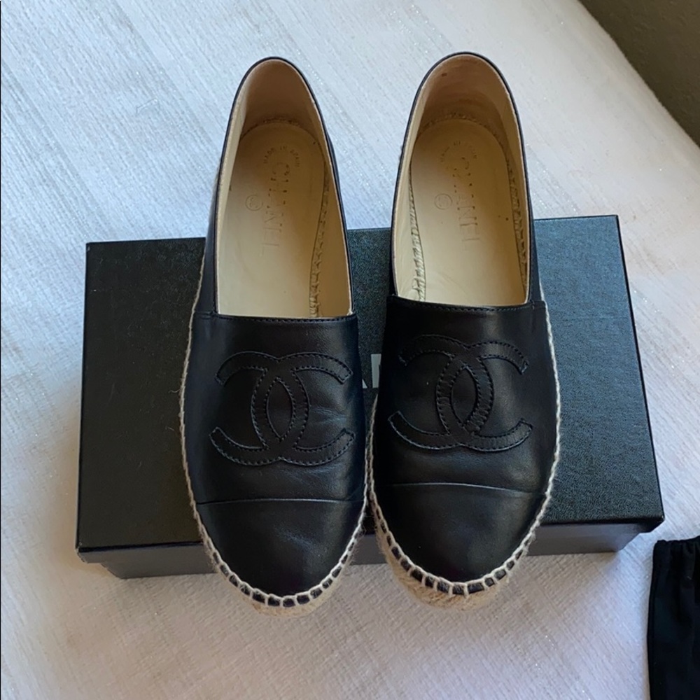Black Chanel Espadrilles